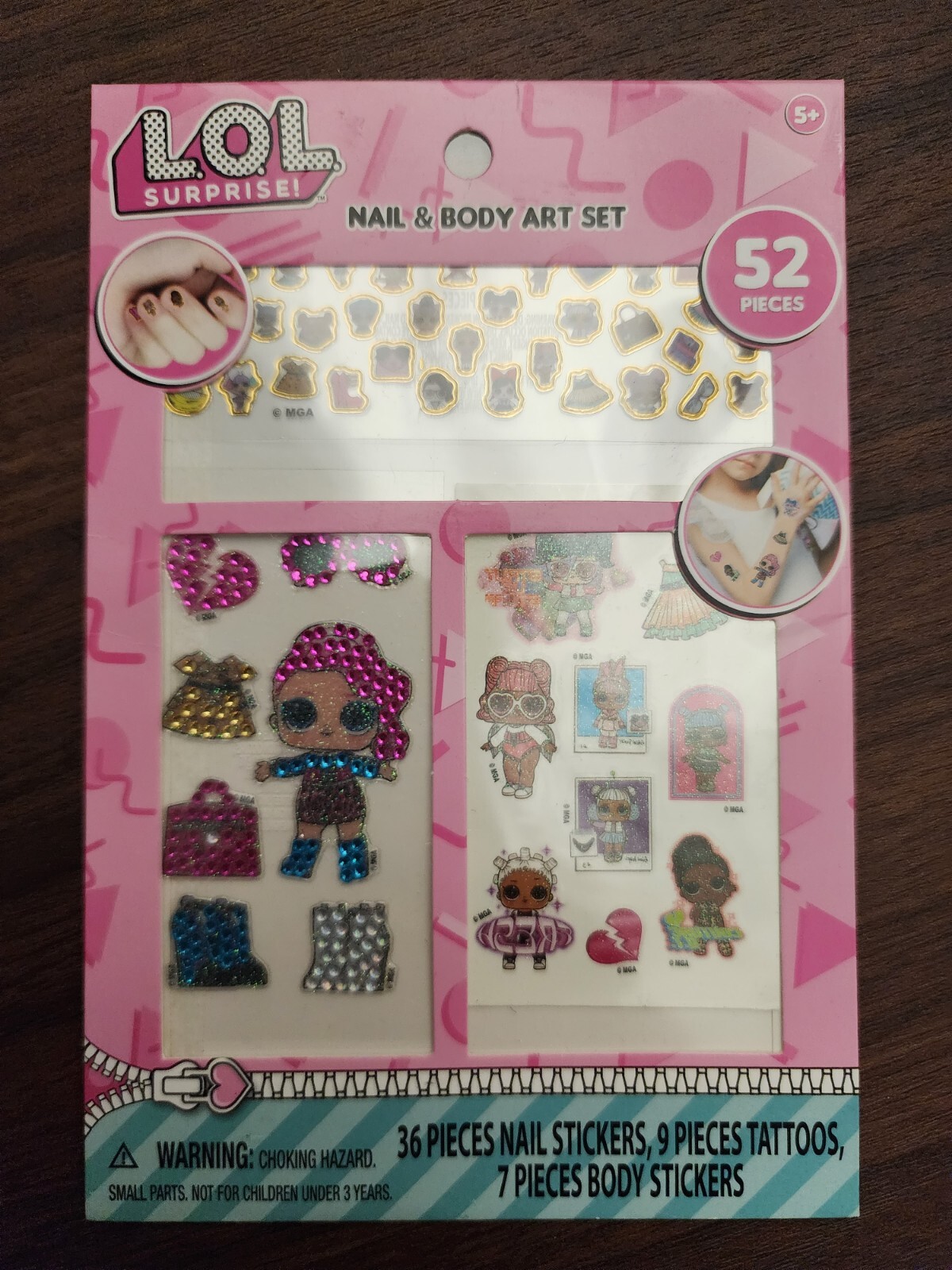 L.O.L. Surprise! 52 Piece Nail & Body Art Set 2023 New