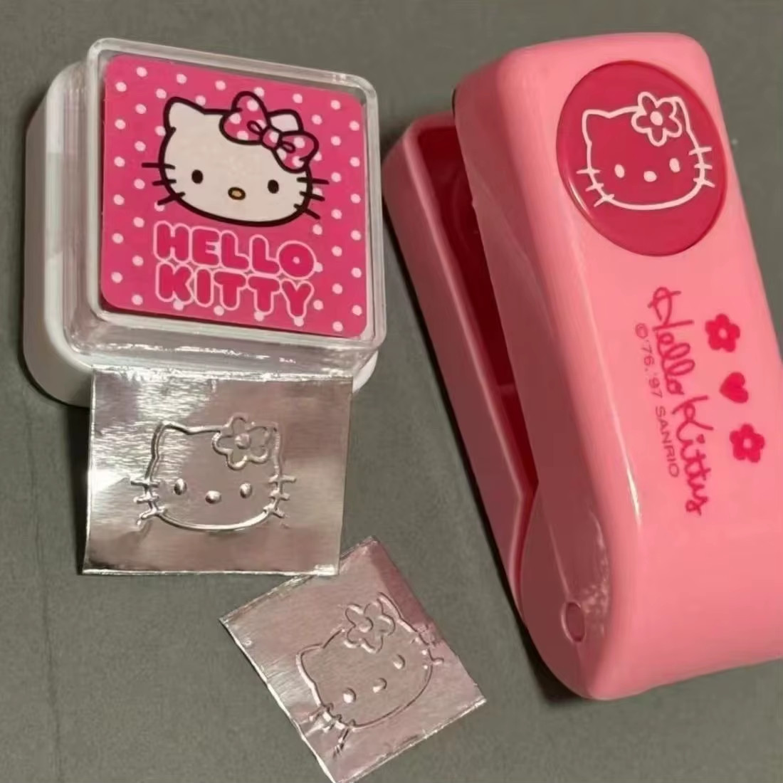 Sanrio Hello Kitty Embosser – Metal Stamping Press Tool for Scrapbooking, Cute S