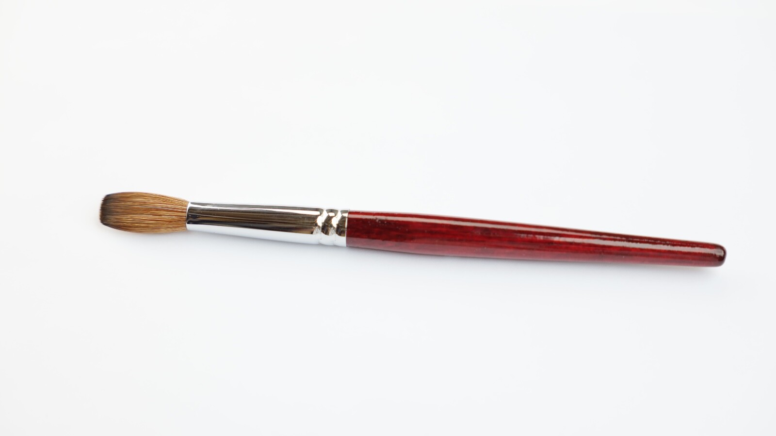 Authentic Unailbeauty 100% Kolinsky Acrylic Nail Brush Round Wood Handle Size#18