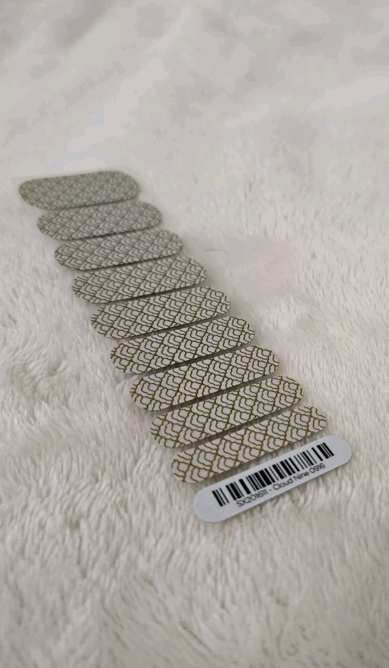 Jamberry HALF SHEETS Lot Of 22 METALLIC, GLITTER, & CLEAR!!! Easy NAIL ART