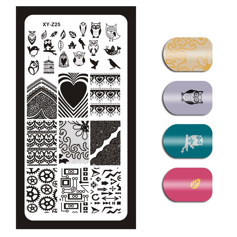 Jelly Silicone Nail Stamper Scraper Set Nail Templates Stamp For Stamping Polish