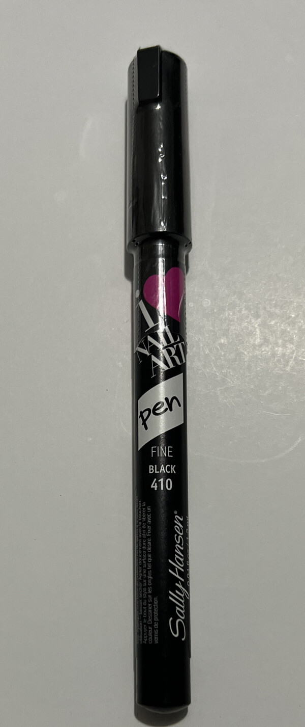 Sally Hansen I Heart Nail Art Fine Point Pen, Black 0.04 oz