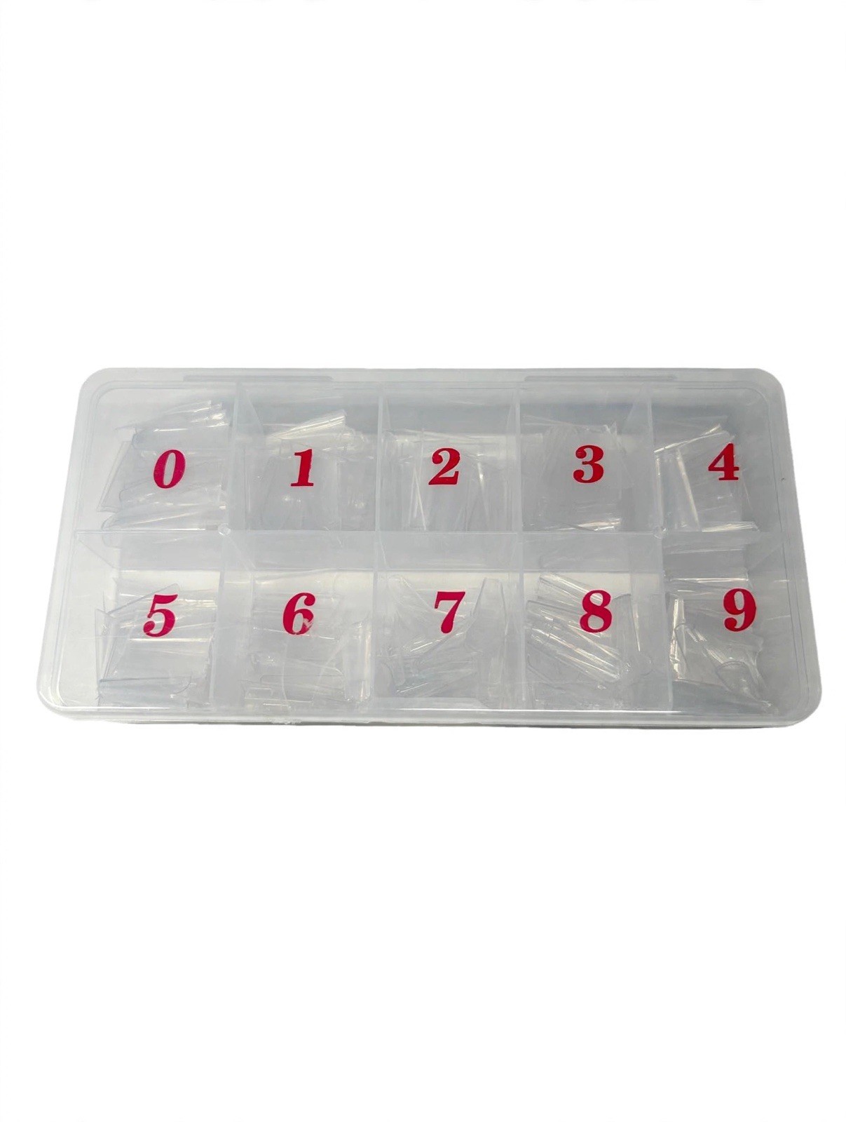 500PCS/ Box Clear Solid Natural French False Acrylic Nail Art Tips UV Gel DIY