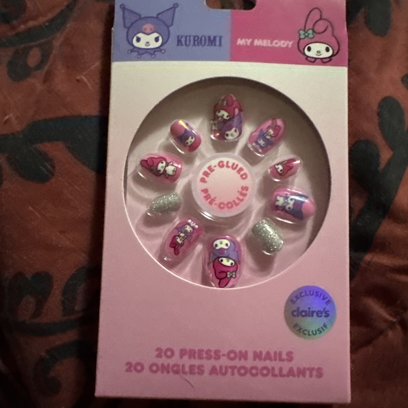 Kuromi And My Melody 20 Press-on Nails Claire’s