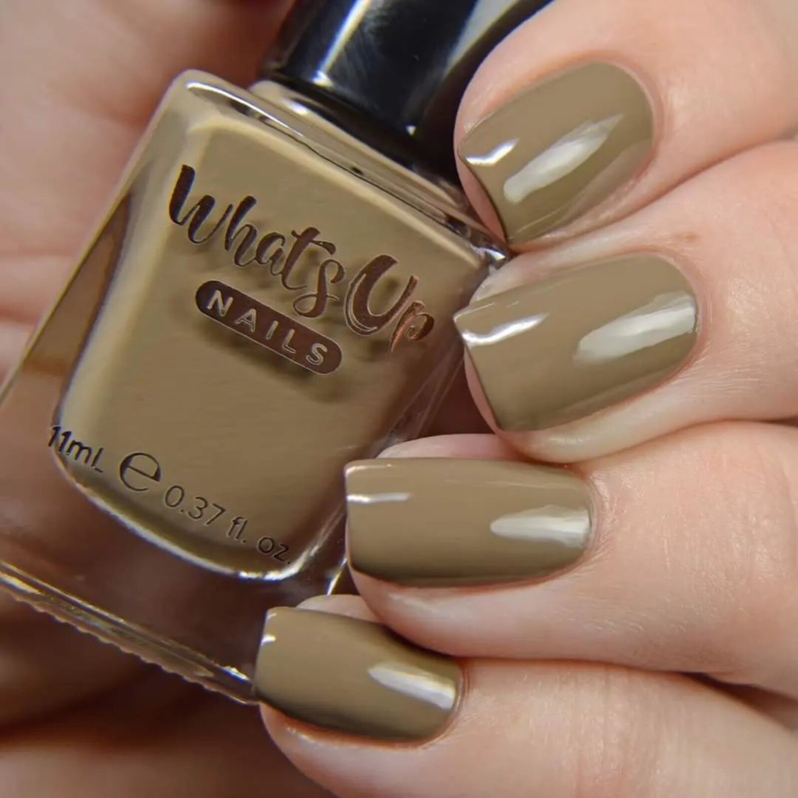 Clay Nail Polish (Khaki Brown Creme) Nail Polish for Nail Art