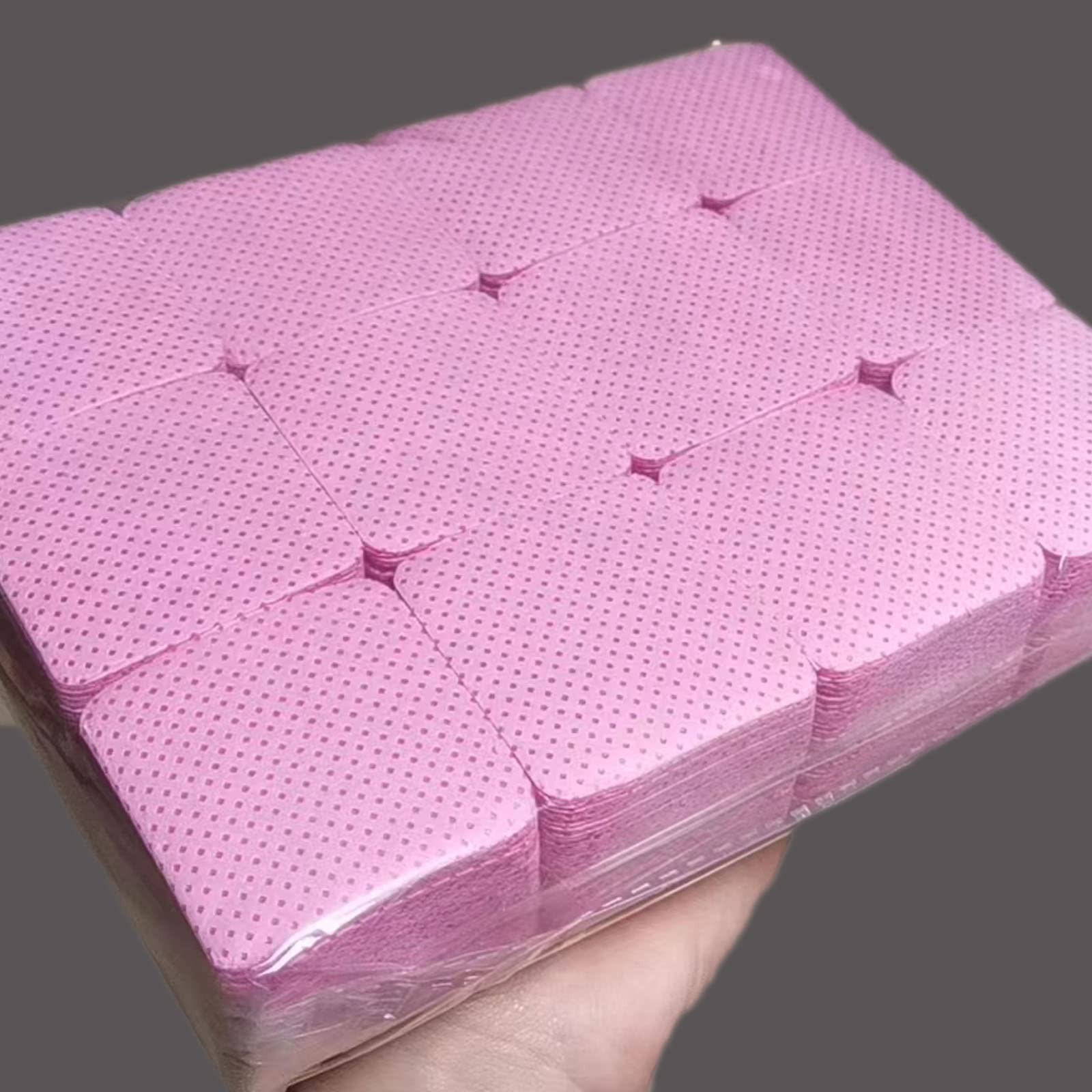 Lint Free Nail Wipes, 1200Pcs Pink Eyelash 1200 Count (Pack of 1),