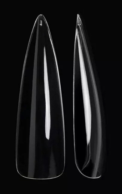 Makartt 500pcs Nail Tips Press On XXL Extra Long Stiletto Full Cover Pointy Claw