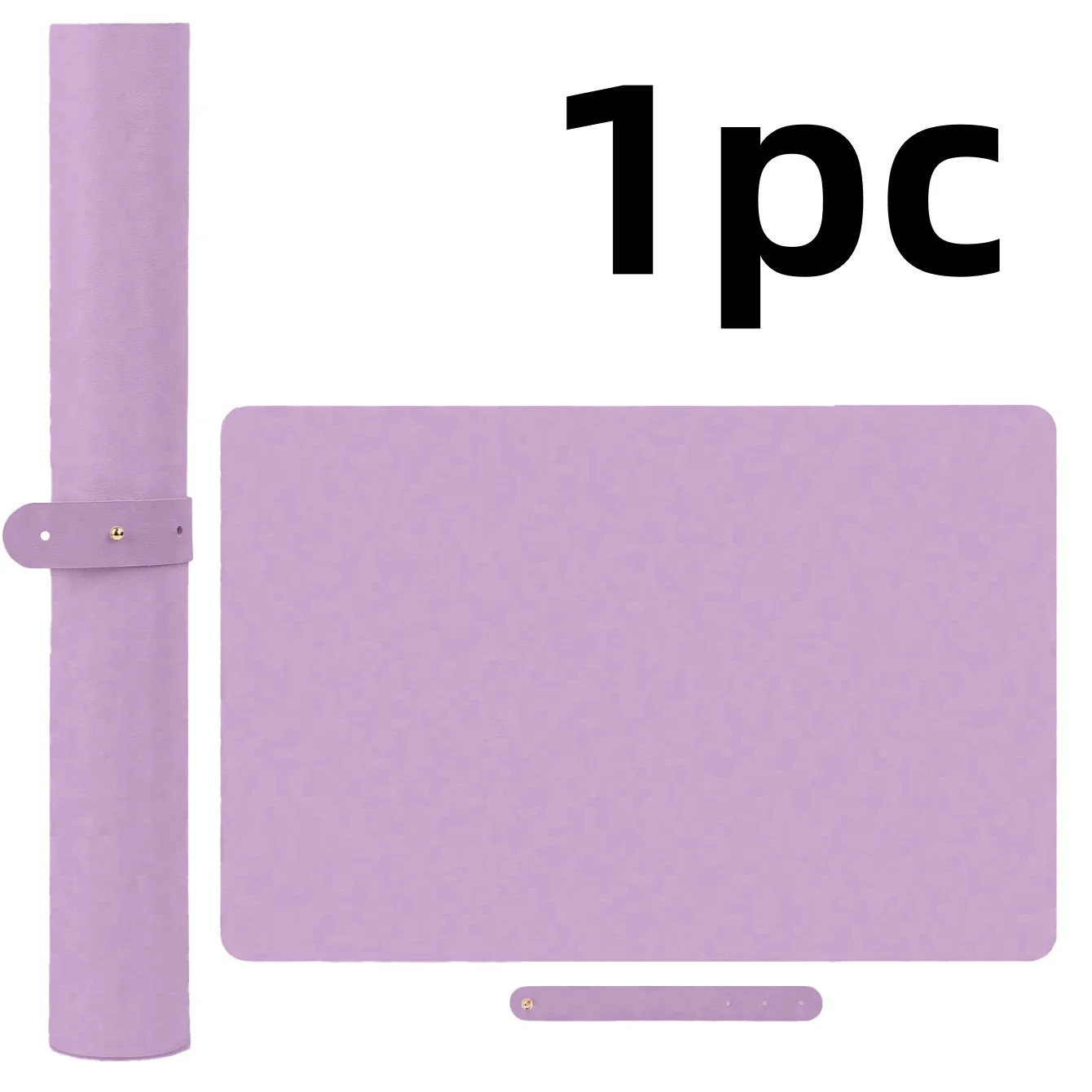 Waterproof Scratch Resistant Nail Art Table Mat Portable PU Foldable Manicure