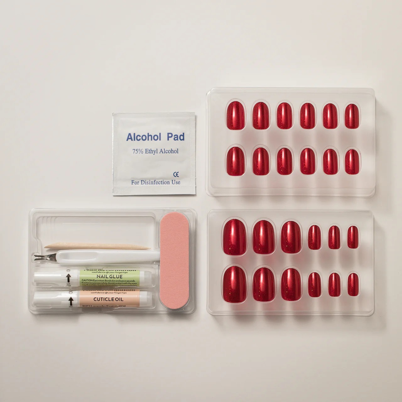 NAIL REFORMATION Salon Quality Press On Nail Set Of 30-ROUND