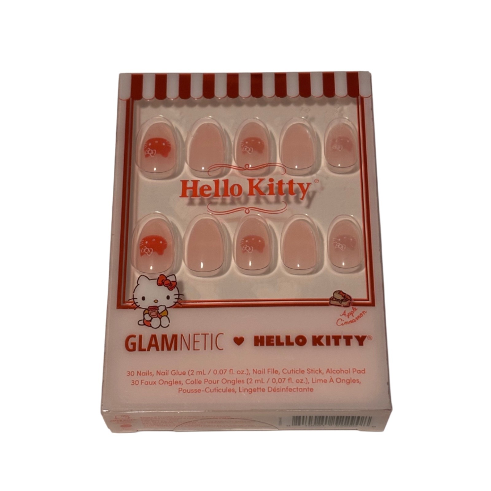 Glamnetic x Hello Kitty Press On Nails in Apple Cinnamon NIP