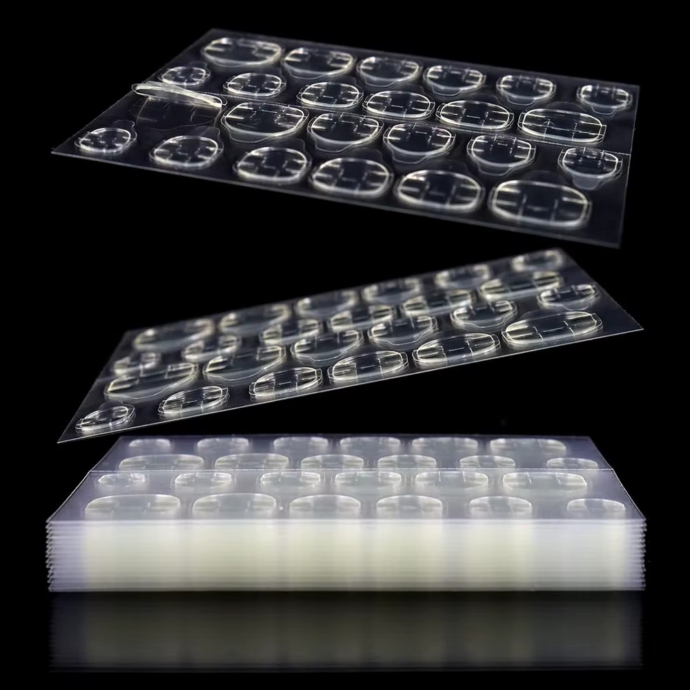 288Pcs 12 Sheets Double-Sided Nail Adhesive Tabs Press On Nails Waterproof