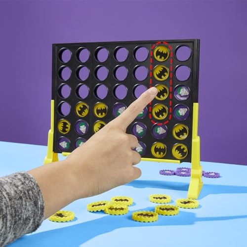 Connect 4 Batman Game | Batman-Themed 4 in a Row | Small, Not Applicable