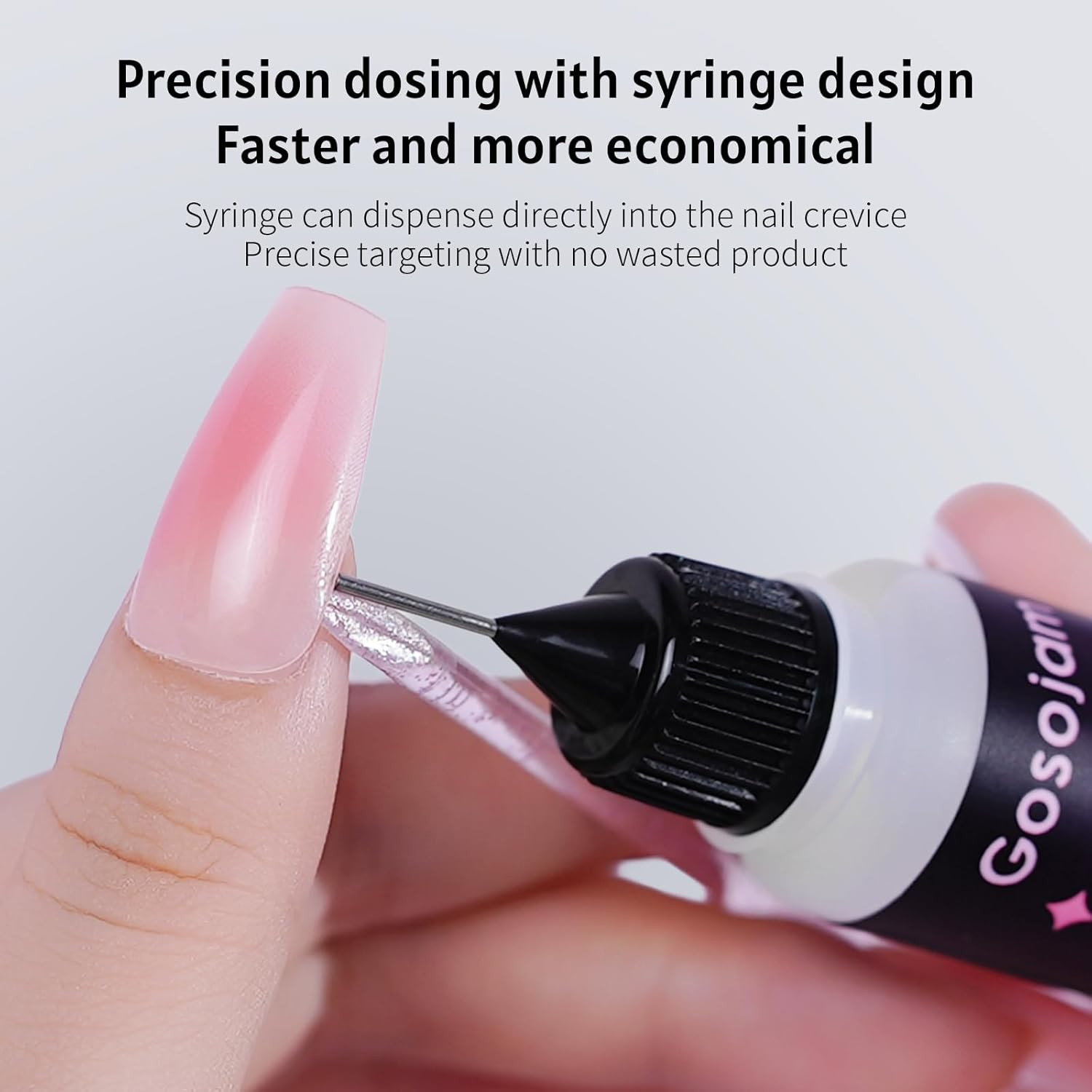 Nail Glue Remover for Press-On & Acrylic Nails, Acetone-Free, Odorless, Non-Oily