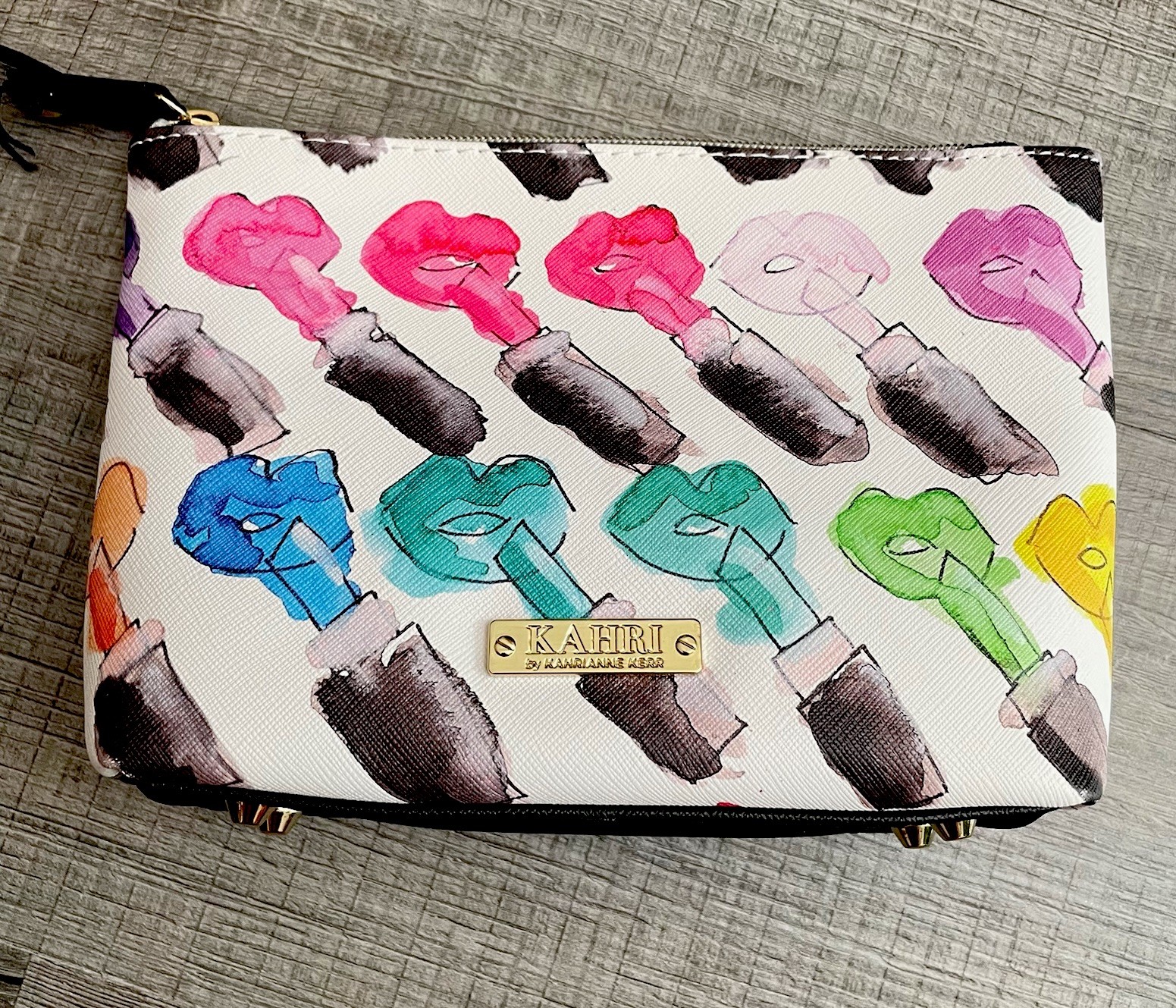 Dashing Diva Gloss Nails Girl Bundle ~ Cherries Charm, Cosmetic Bag, Phone Fan