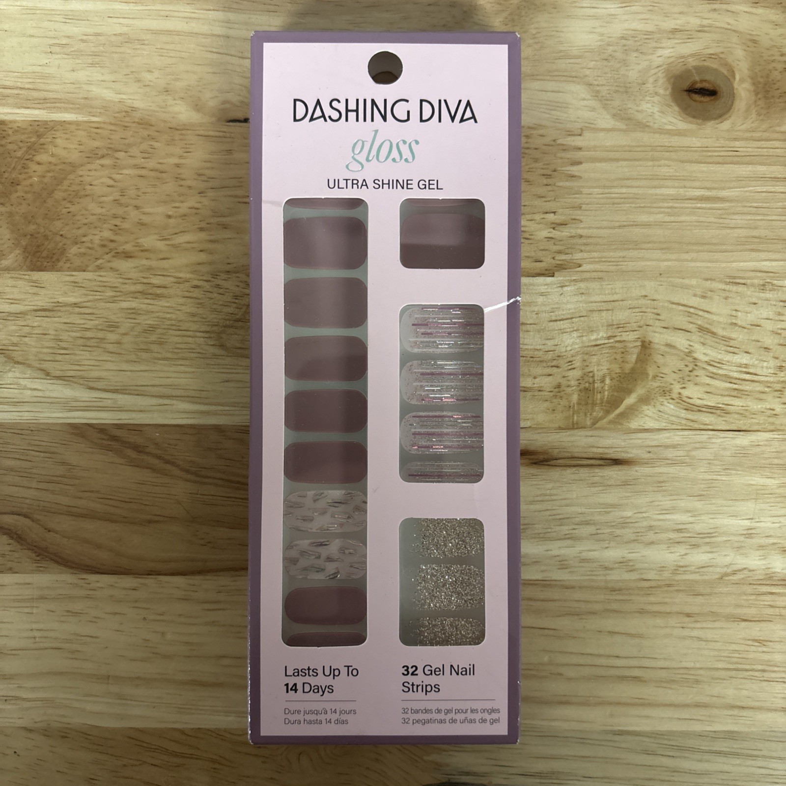 Dashing Diva Gloss Ultra Shine Gel Nail Strips 32 Count Palette