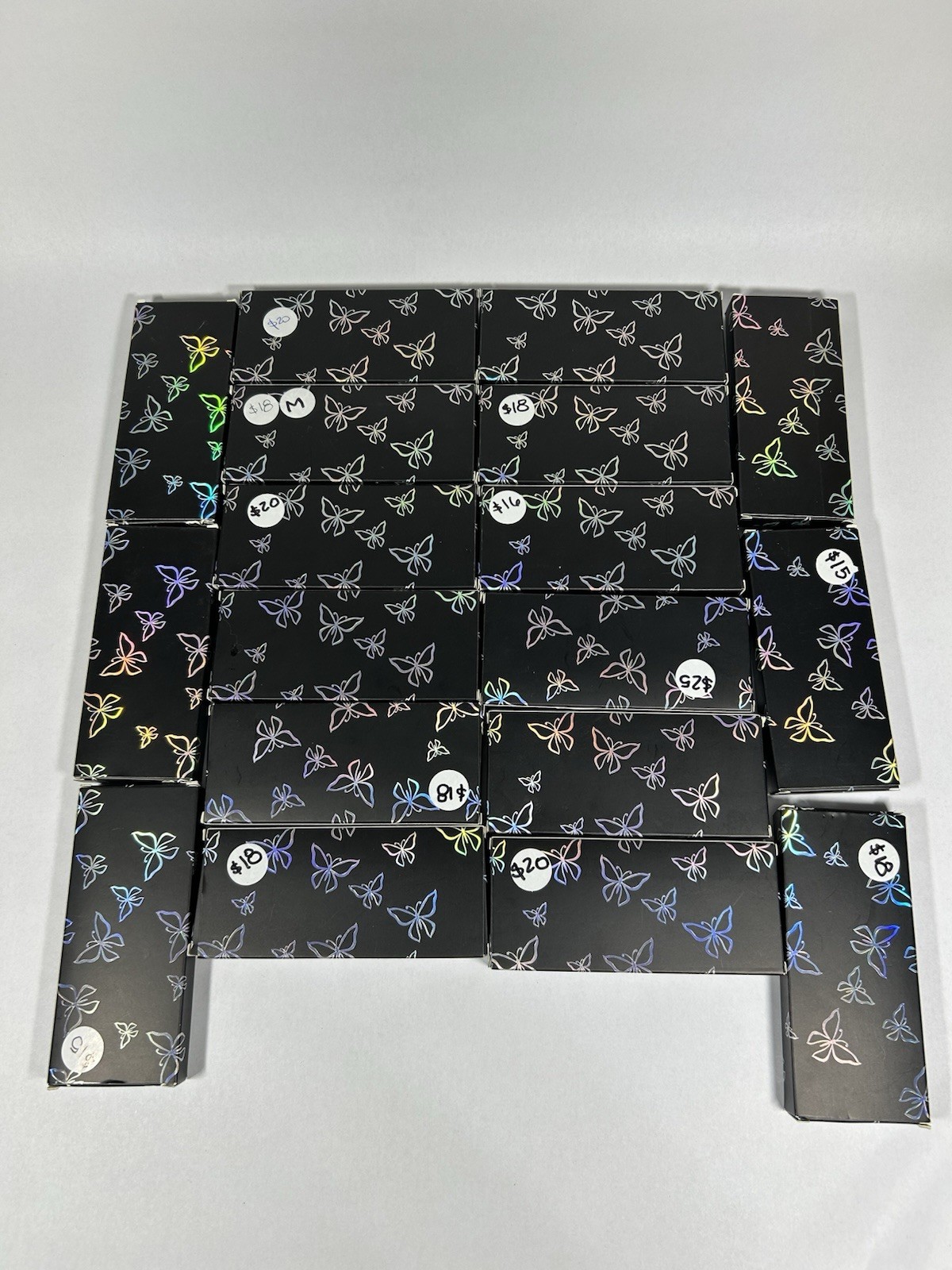 (Lot of 18) Press On Nails – Handmade / Boutique Style – New – Mixed Designs
