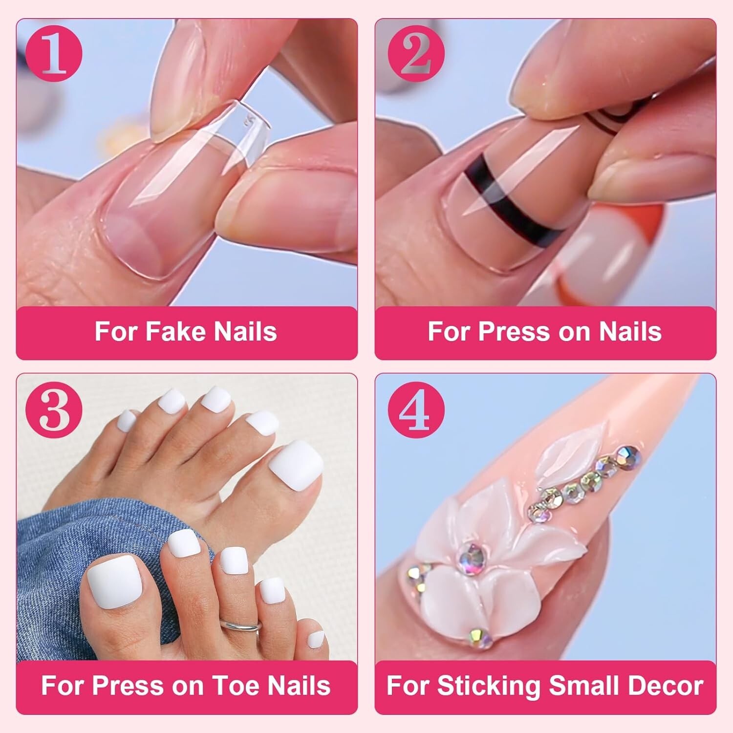 Professional Nail Glue for Broken Nail Repair – Strong, Easy Application, 7ml