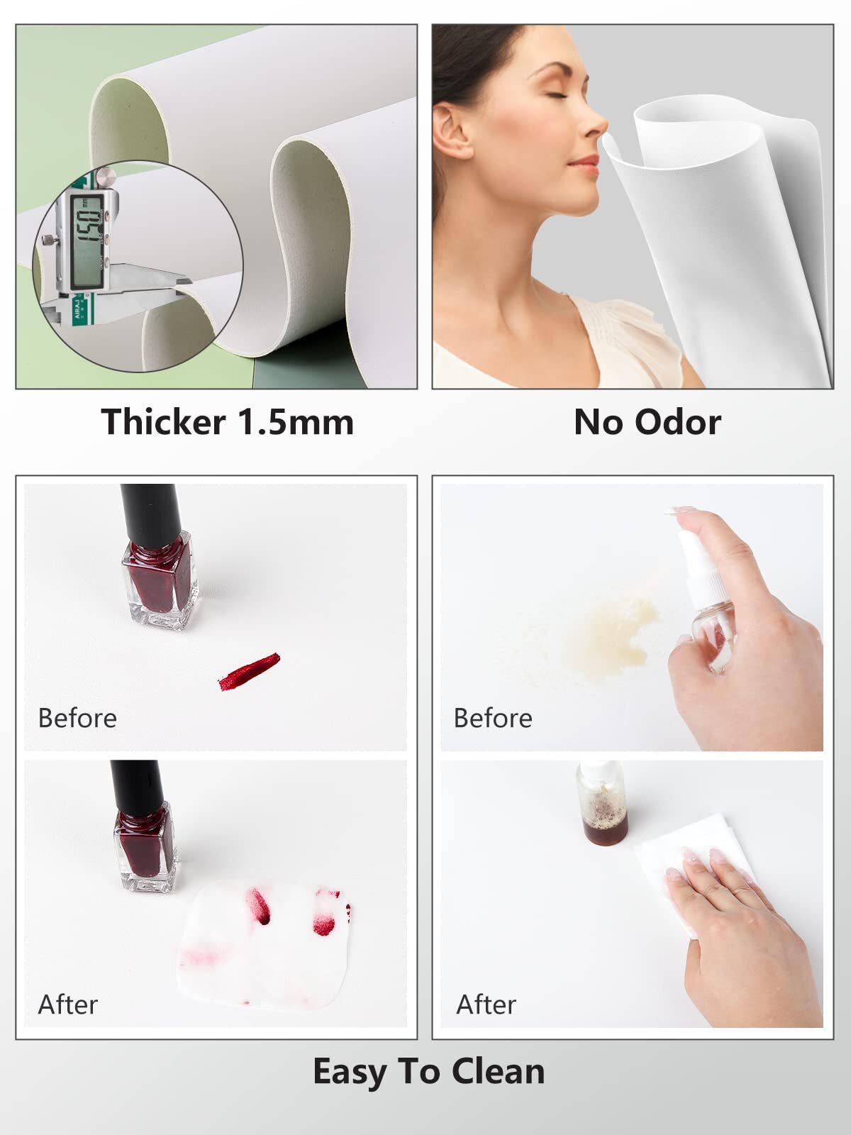 (MAT ONLY) Nail Art Table Mat, Nail Arm Rest Pad for Acrylic Nails, Soft