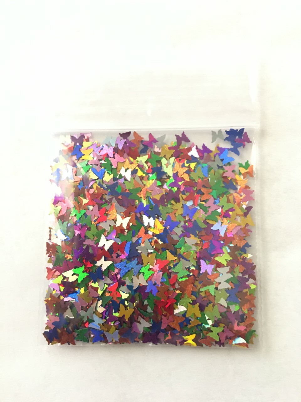 Solvent Resistant BUTTERFLY Glitter (Rainbow A) Nail Art Face Crafts FYI-US-tsp