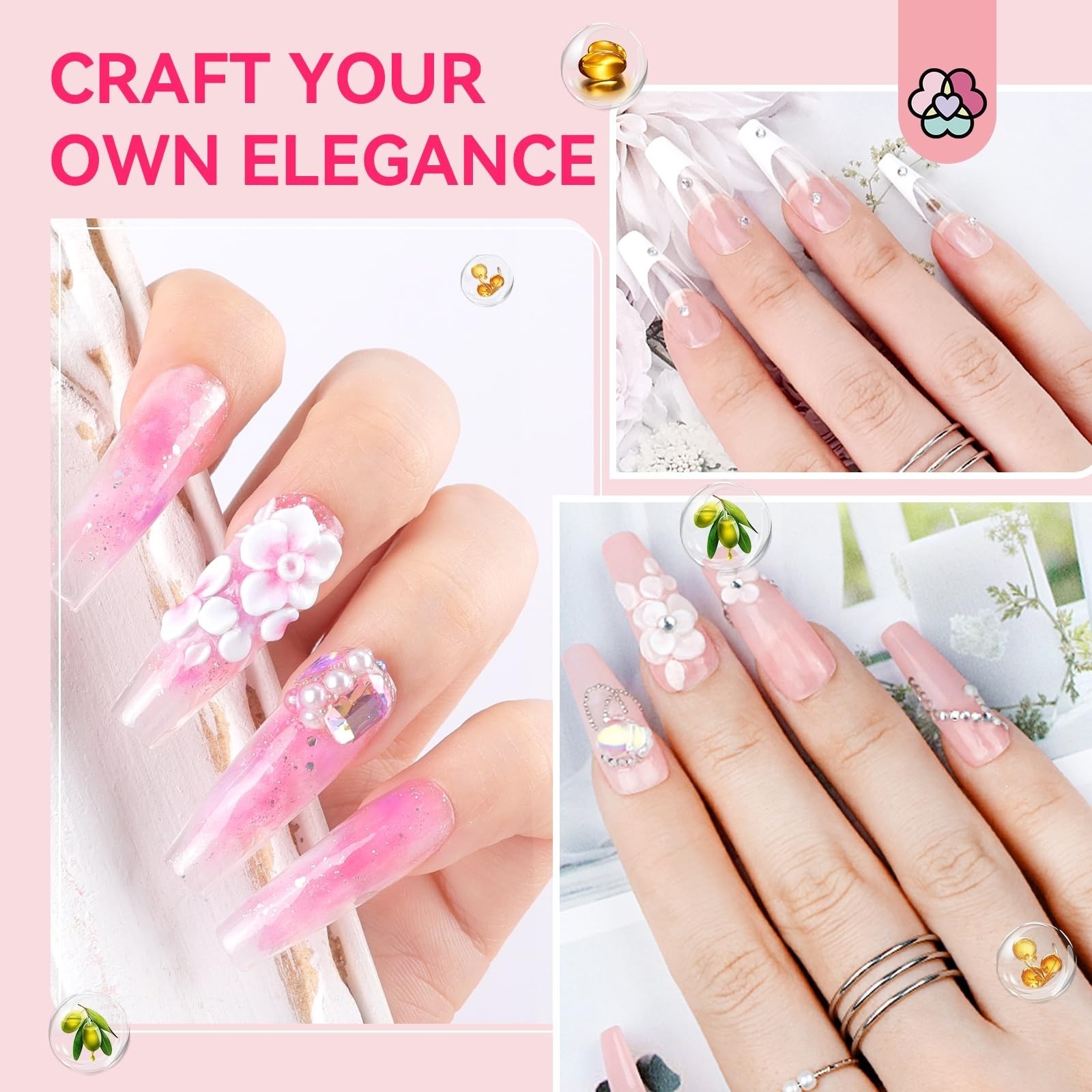 SAVILAND Acrylic Nail Kit with Drill – Professional Set for Beginners