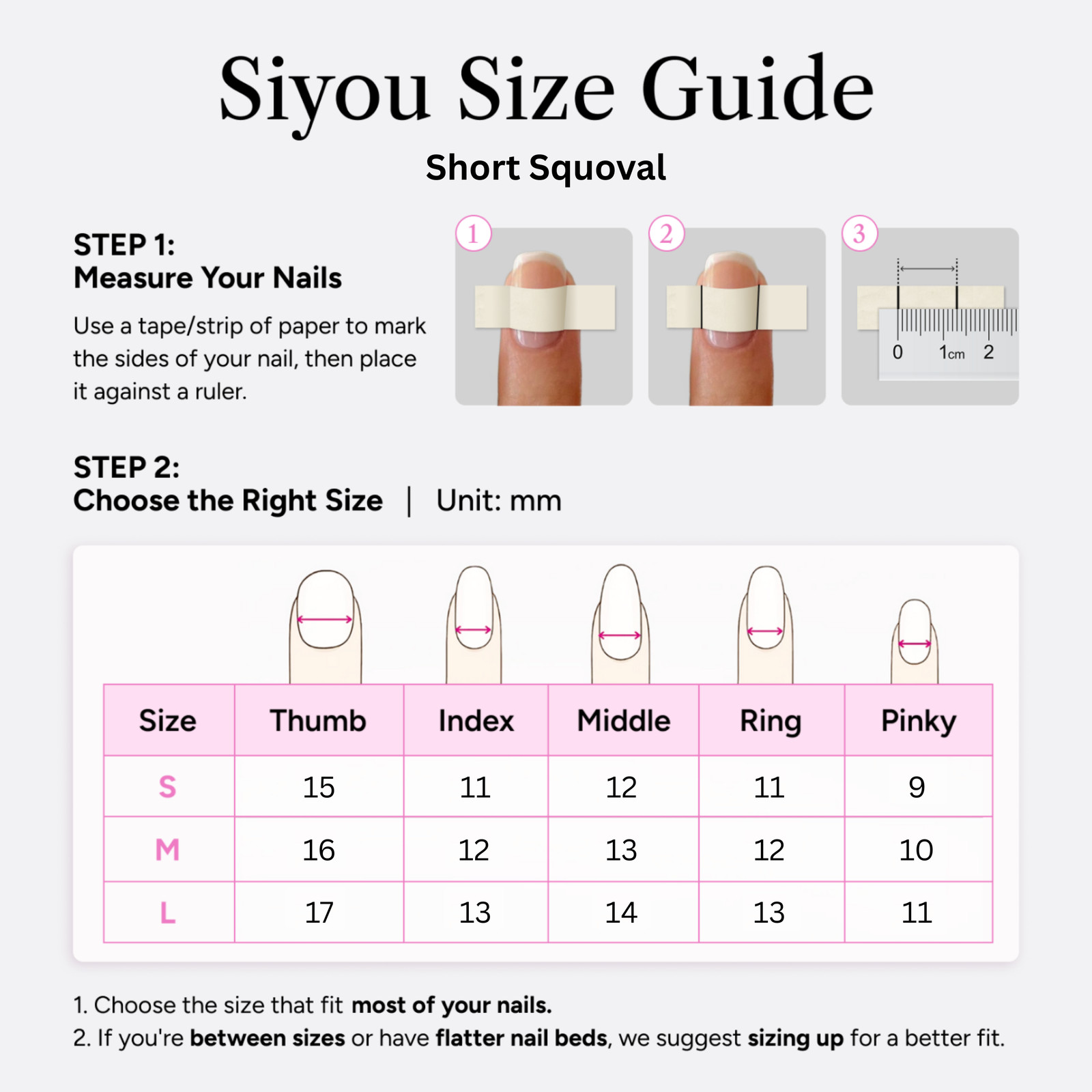 SIYOU Bordeaux Bow Short Squoval Crimson Wine French Press-On Nails 10pc