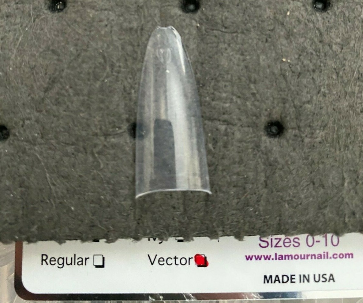 Lamour – CLEAR Nail Tips – Box 500 tips USA- Falcon-Ivy-Vector – Any choose
