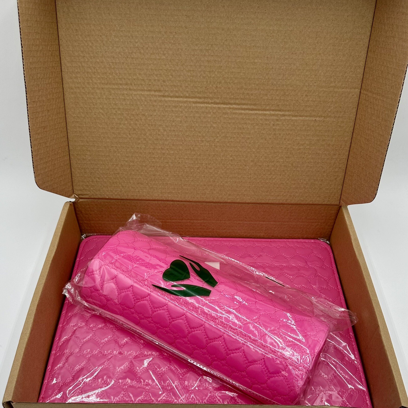 Jeeleno Rose Red (Hot Pink) Nail Arm Rest Cushion with Nail Art Table Mat – NEW