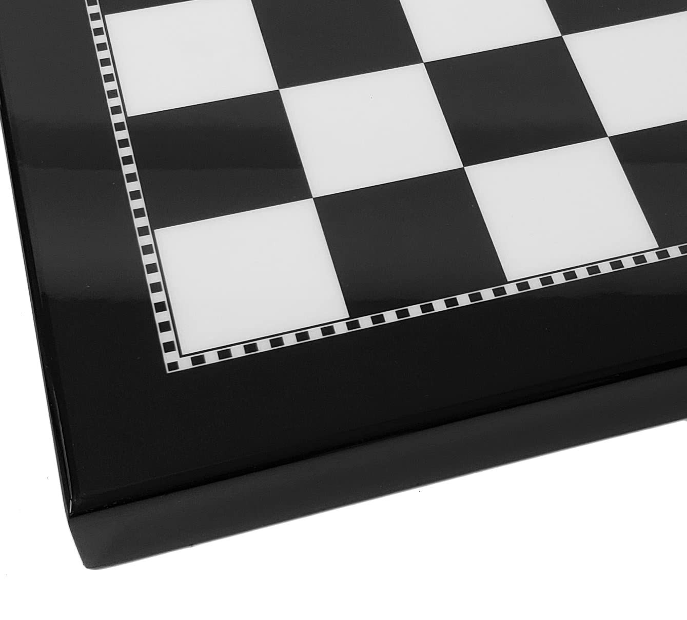 15 Inch High Gloss Black and 15.38 inches x x 1 inch,
