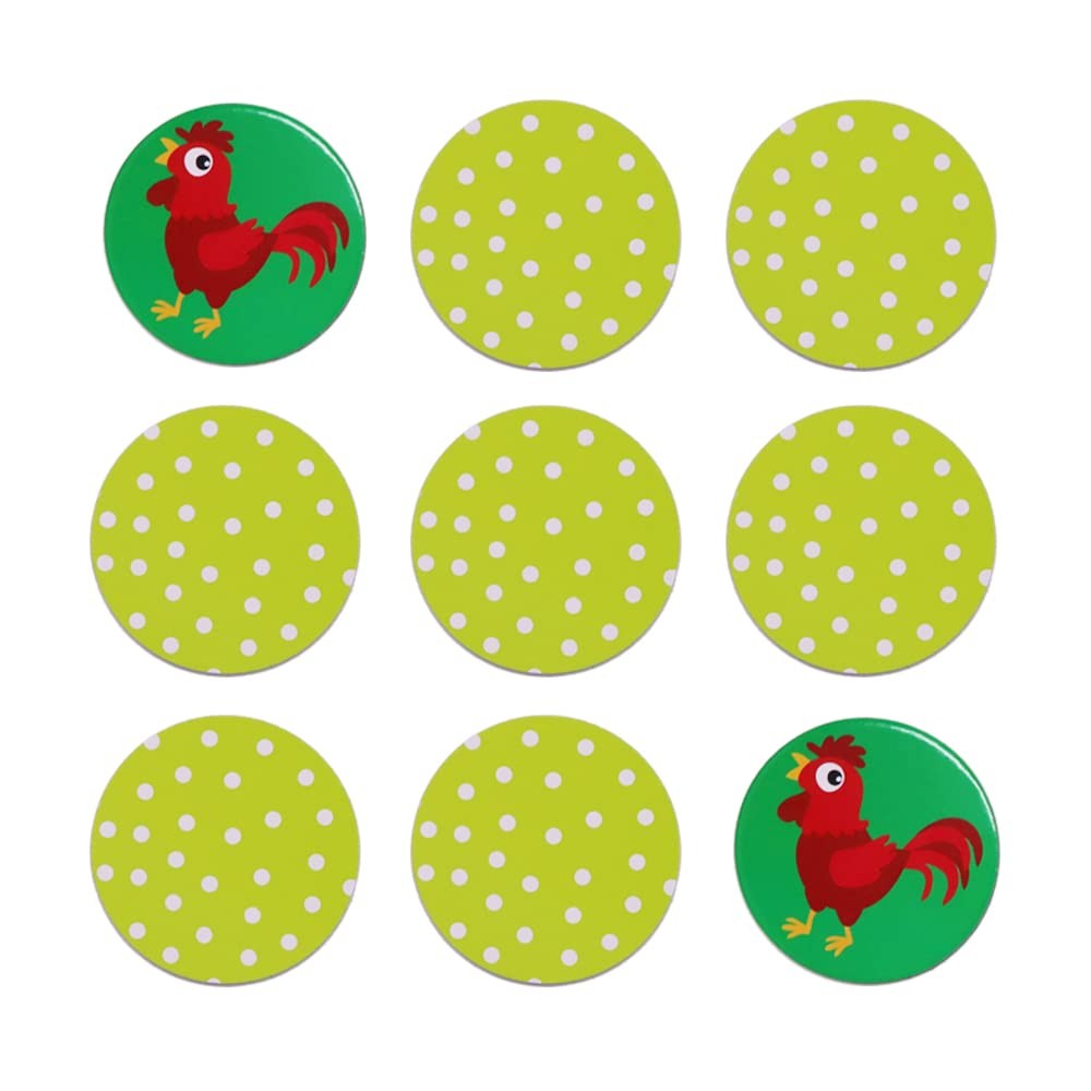KiDEPOCH Memory Match Game – 16 Matching Pairs Preschool Small, Mix