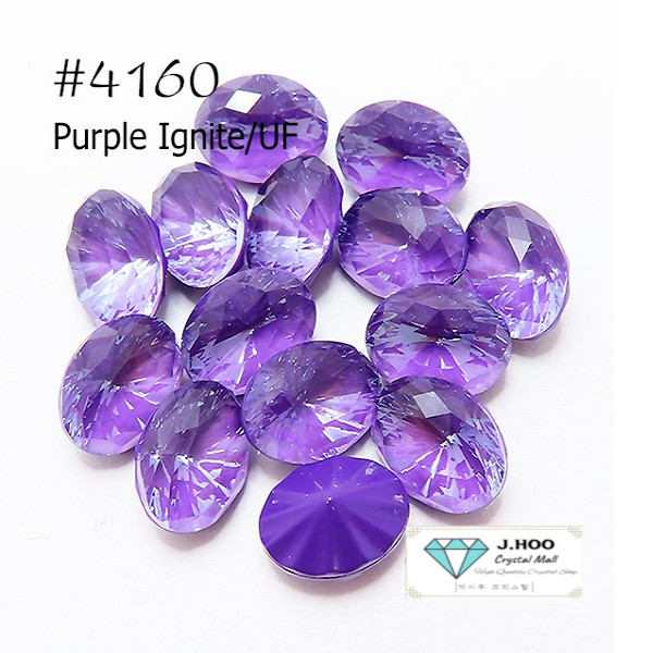 Swarovski 4160 Mystic Oval Fancy Stone 8*6mm(2pcs)