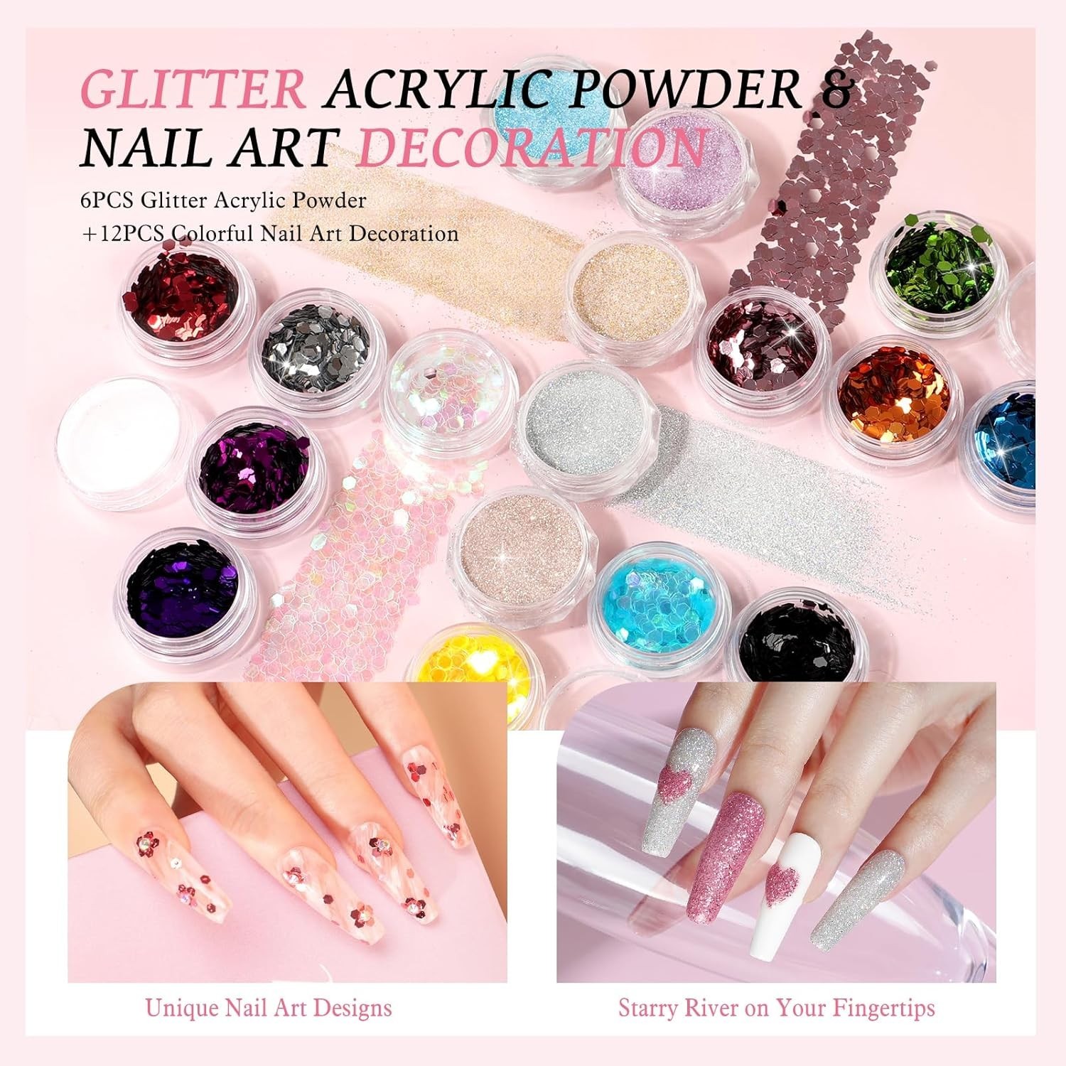 Acrylic Nail Kit for Beginners with Everything,Professional Nail Kit Acrylic Set