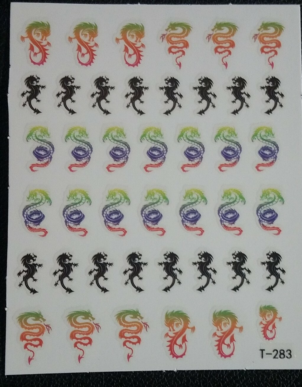 Dragon Nail Art Stickers