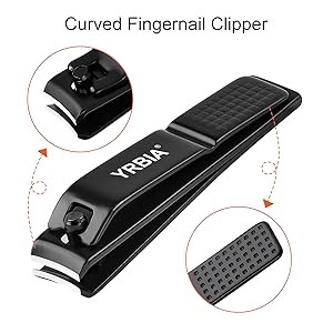 Nail Clippers with Glass Nail File, Ultra Nail Clipper Set,