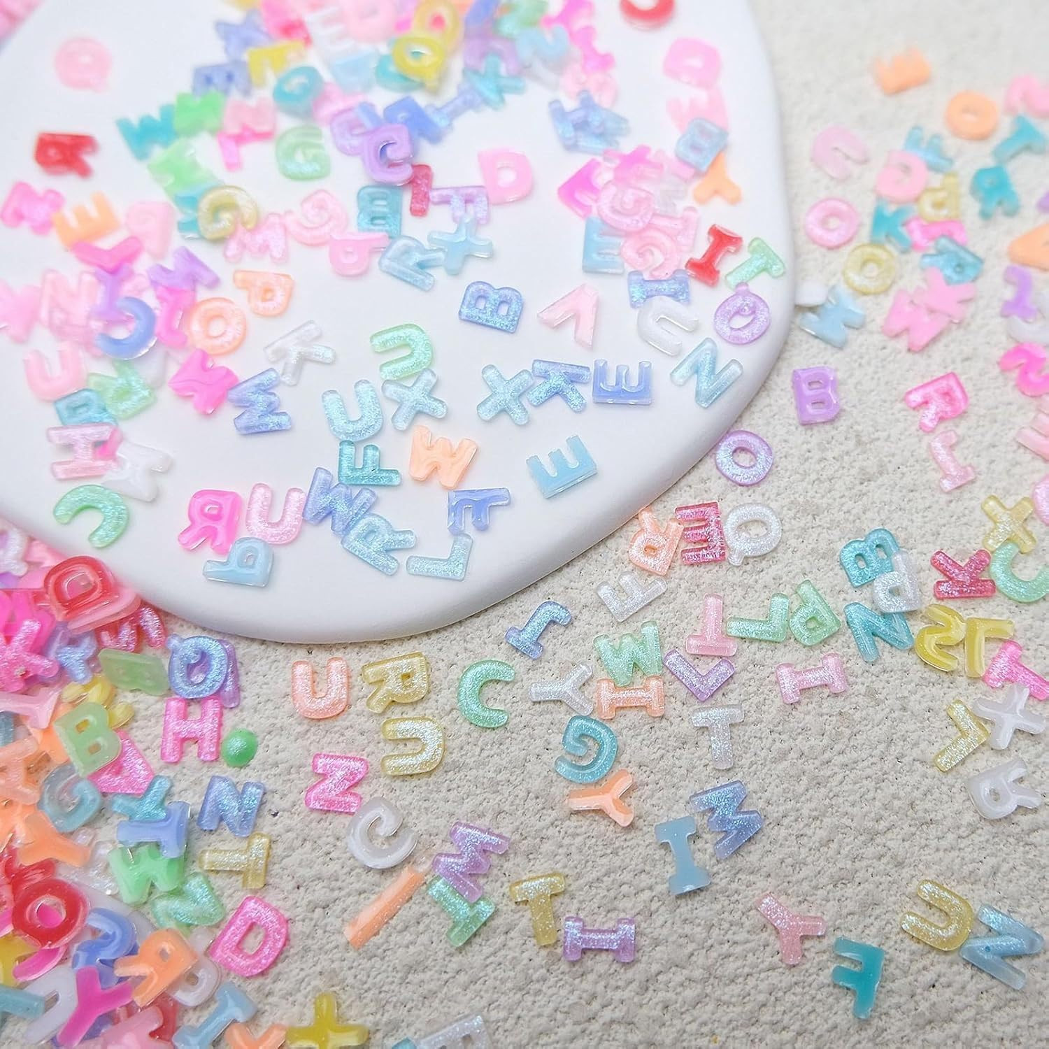 100Pcs Heart Nail Charms Mixed Colors Kawaii Nail Charms 3D Resin Love Hearts Rh
