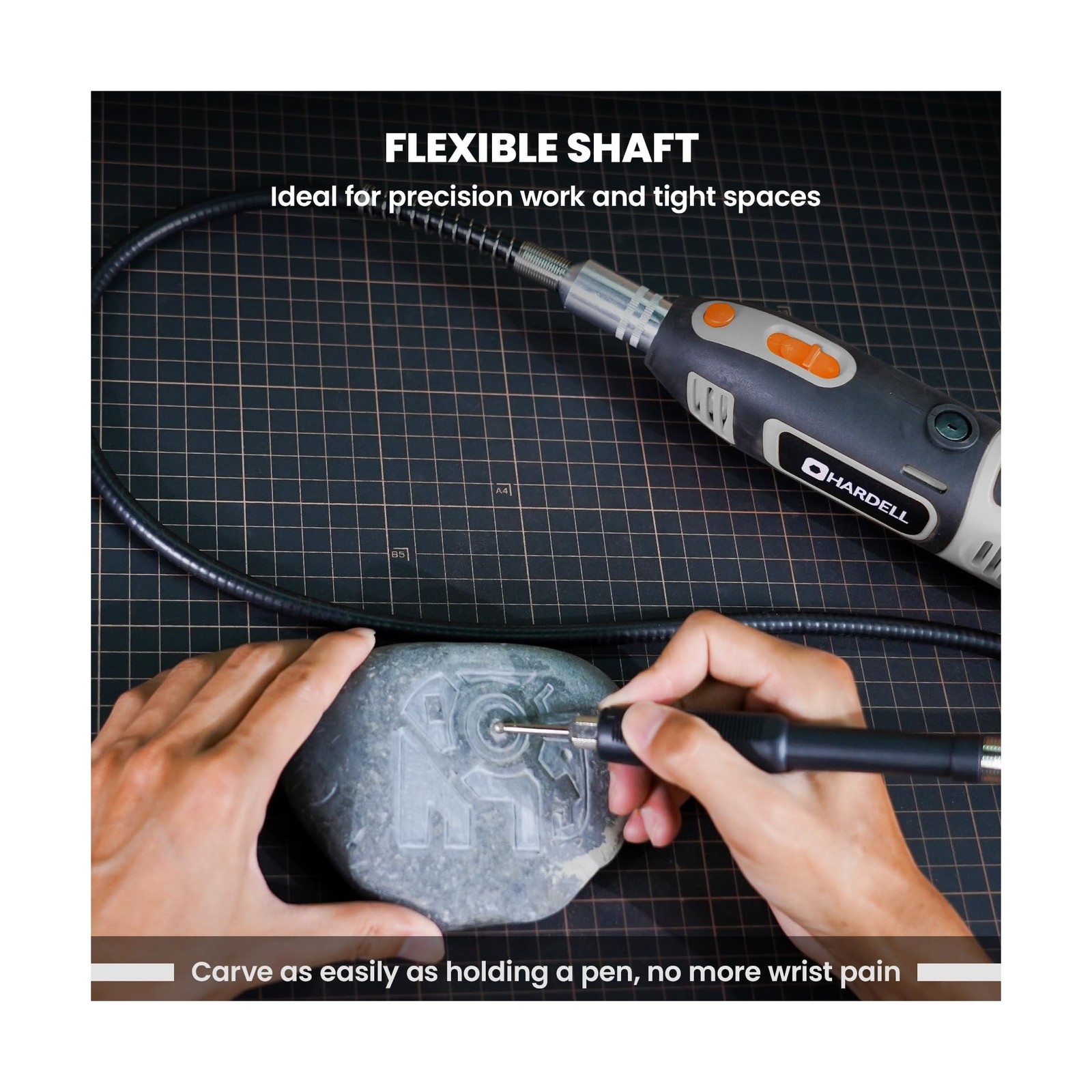 200W Corded Rotary Tool Kit with Flex Shaft 8000-40000 RPM, 6-Speed… Fast Ship