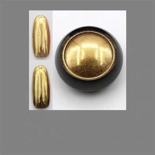 Holographic Mirror Gold Nail Chrome Powder Effect Metallic Dust Sequins UV Gel