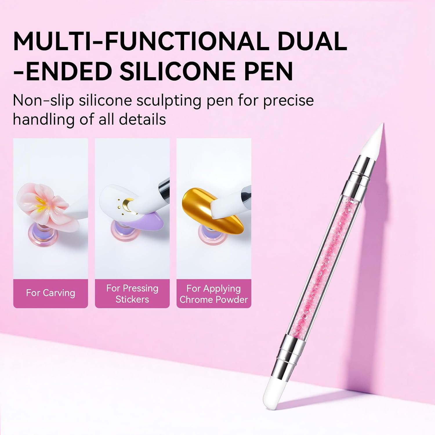 3D Gel Nail Art: Clear Sculpting Gel Non-Sticky Hand Carving Glue