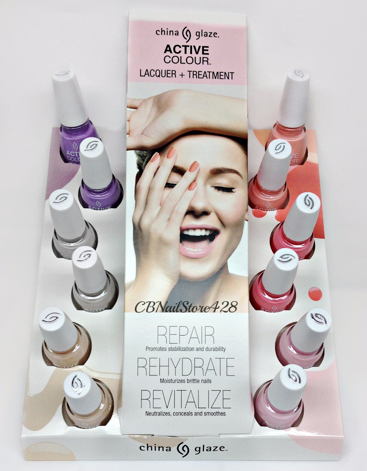 China Glaze Active Colour – LACQUER + TREATMENT 0.5oz – Pick Color