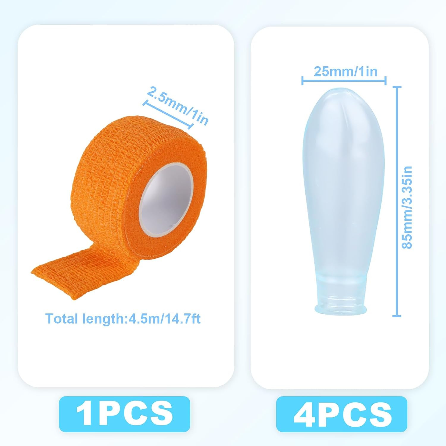 4pcs Waterproof Finger Protectors, Reusable Silicone Finger Waterproof Cover Sle