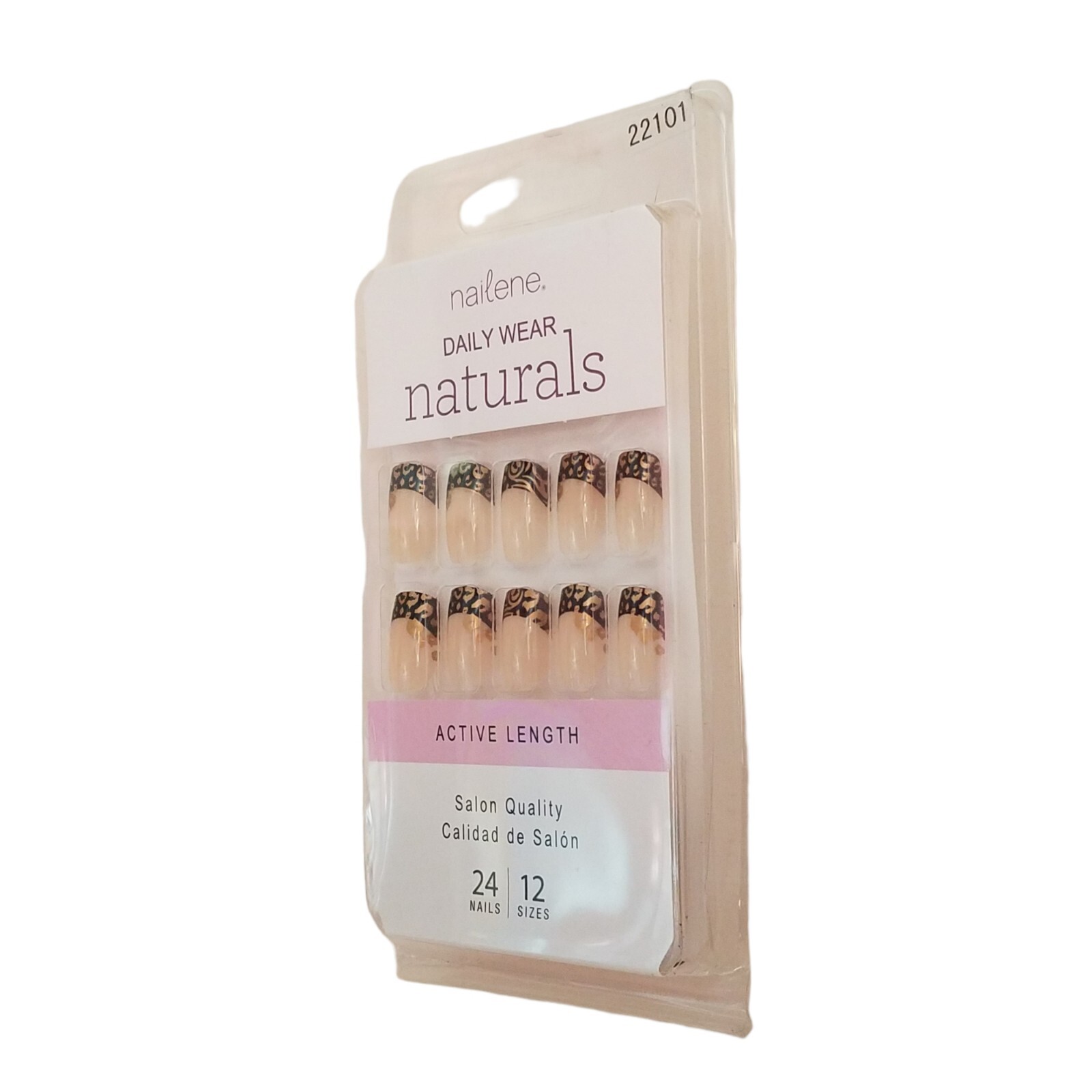 Nailene DAILY WEAR NATURALS Active Length Salon Quality 24 Nails 22101