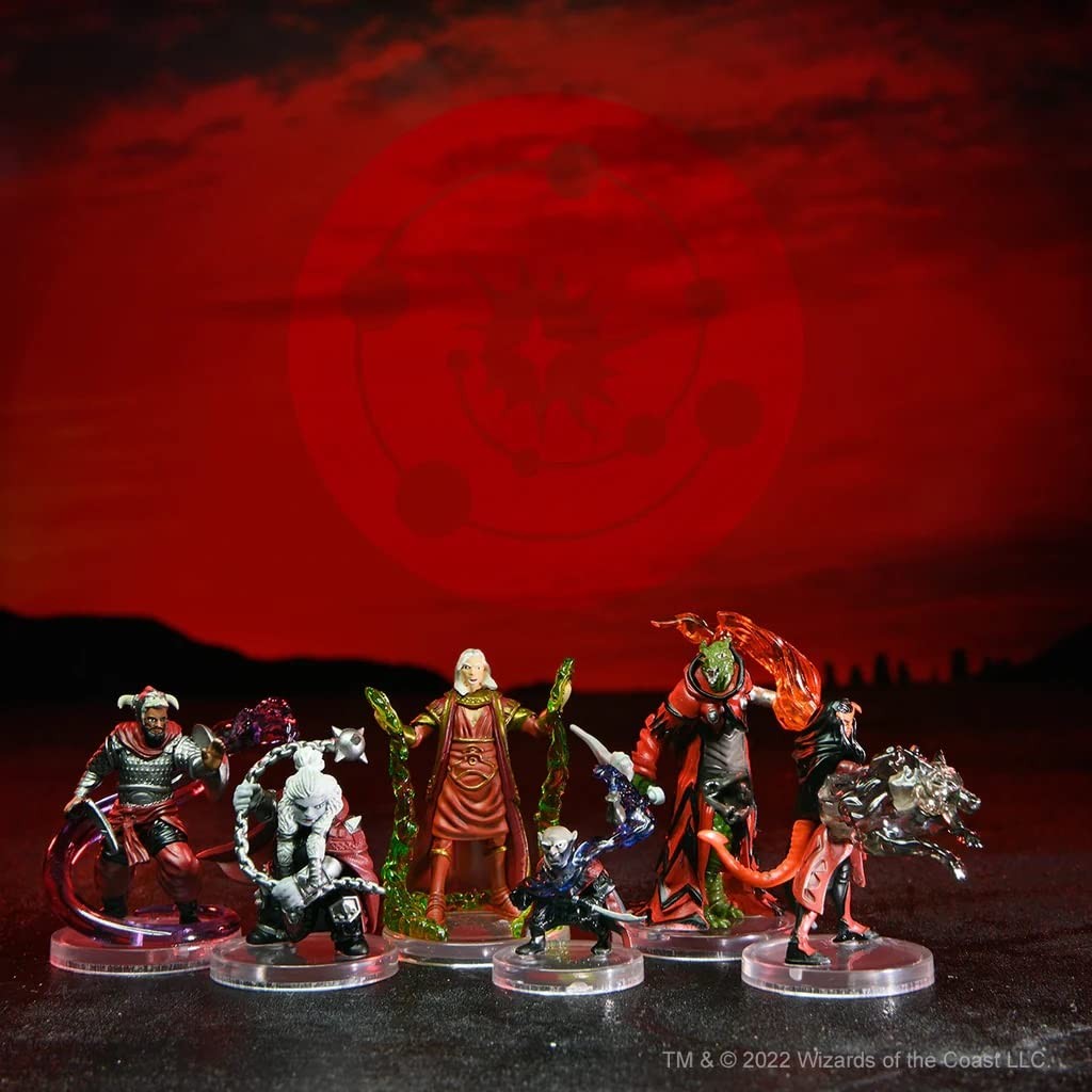 Dungeons & Dragons Onslaught: Red Wizards Faction Pack 28mm to 32mm,