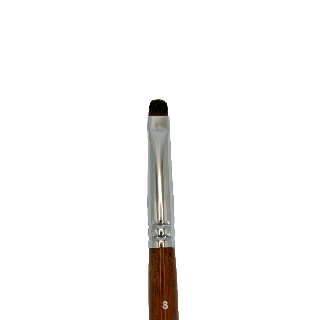 Optimus Pro Kolinsky French Brush Wood Handle – Size 8