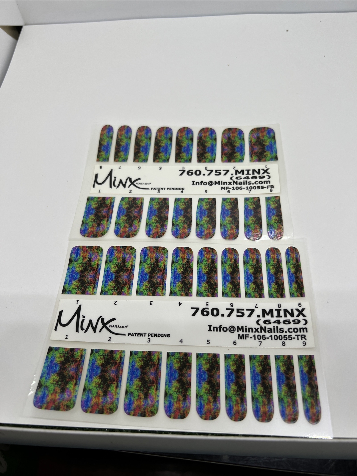 Minx Foil Nail Cover Nail Art Sticker Manicure Wraps