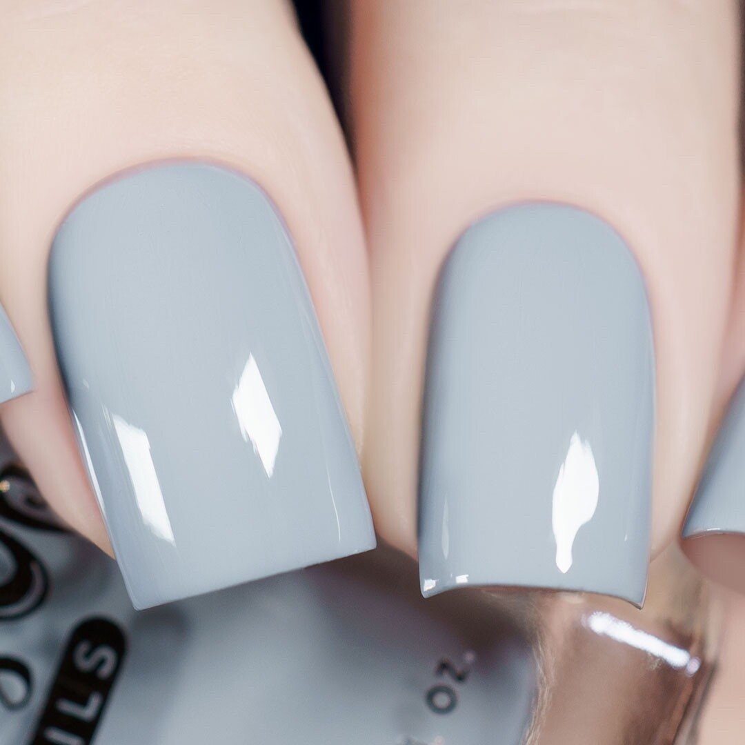 Whats Up Nails – Drippy Days Regular Polish (Light Gray Creme), Nail Polish