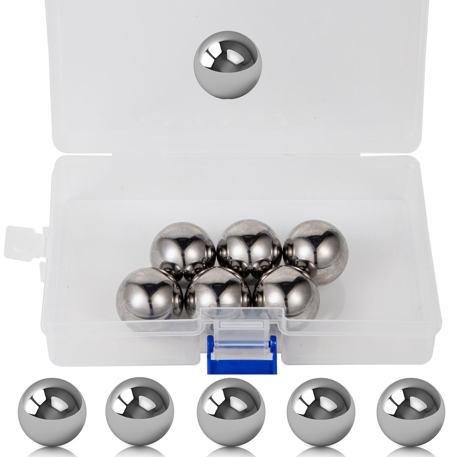 6 PCS 1 Inch Precision Chrome Steel Bearing Balls G25 Industrial Hardware