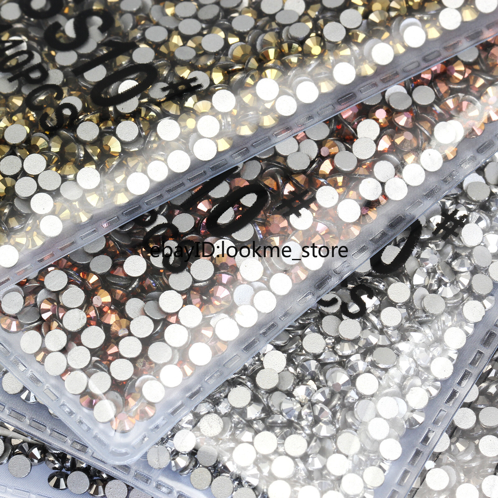 1440p 2.8mm (ss10) Crystal Glass Rhinestones Flatback Gems Nail Art Crafts Decor