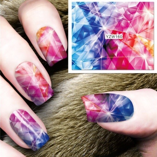 Flower, Floral Nail Art Water Decals DIY Nail Wraps.(Group 2)