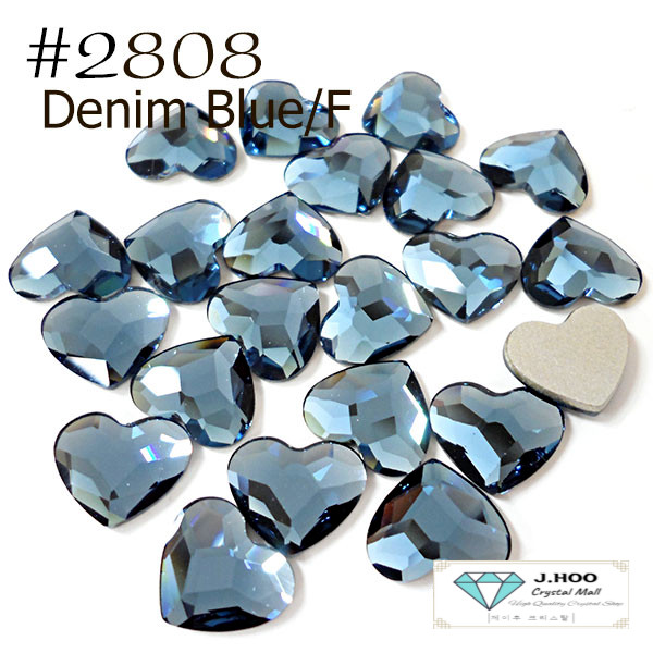 Swarovski 2808 Heart Flat Back 10mm(4pcs)