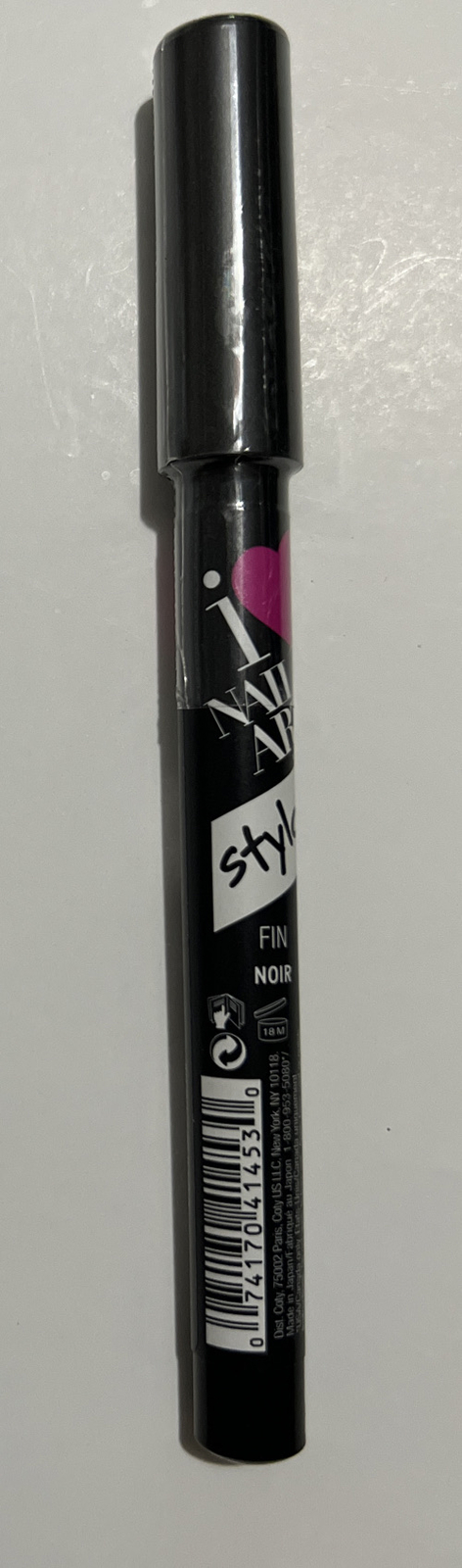 Sally Hansen I Heart Nail Art Fine Point Pen, Black 0.04 oz