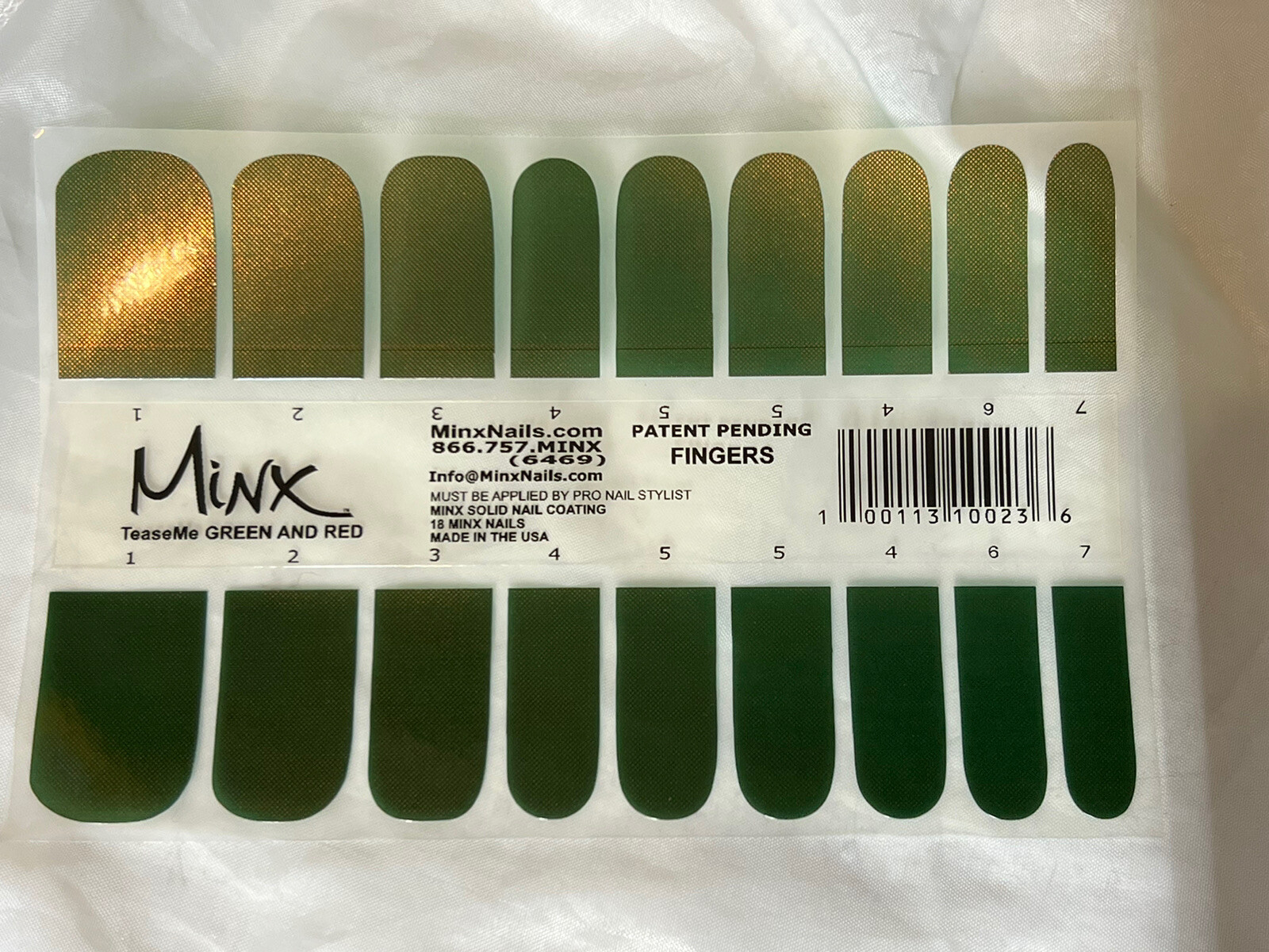 Minx Foil Nail Cover Nail Art Sticker Manicure Wraps
